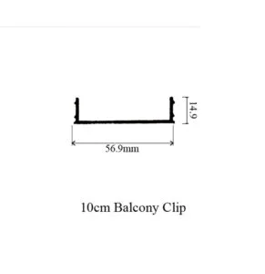 10cm Balcony Clip 26002