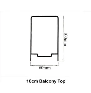 10cm Balcony Top 26001
