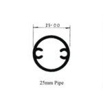 25 mm Pipe with groove 26040