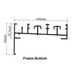 Frame Bottom 10cm