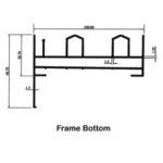Frame Bottom 10cm Box Type Double Glazed