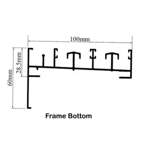 Frame Bottom 10cm