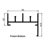 Frame Bottom 5.5cm