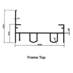 Frame Top 10cm Box Type Double Glazed