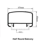 Half Round Balcony 26009