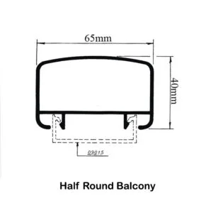 Half Round Balcony 26009