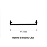 Round Balcony Clip 44.8mm 26018