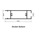 Shutter Bottom 10cm