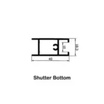 Shutter Bottom 8cm
