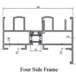 10.5cm Sliding Four Side Frame