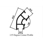 135-Degree Corner Profile AC12
