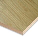 3mm Oak Veneered MDF Sheet One-Side