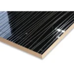 Black Plus Silver Lines High Gloss MDF Board