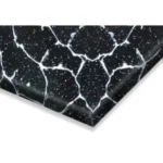Cracked Black K75 Solid Surface Sheet