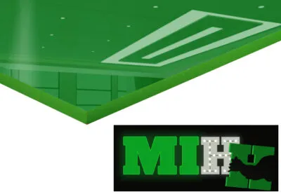 Green Acrylic Sheet Light Pass