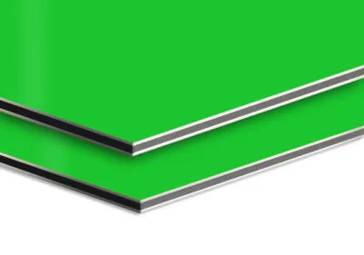 Green Aluminium Composite Panel - ACP Wall Cladding Sheet