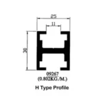 H Type Profile 09267