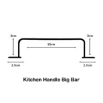 Kitchen Handle Big Bar MF100