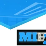 Light Blue Cast Acrylic Sheet Light Pass