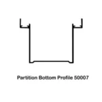 Partition Bottom Profile 50007