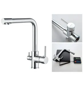 Purification Sink Mixer with Swivel Spout & extra inlet Spout for Drinking Water