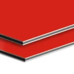 Red Aluminium Composite Panel - ACP Wall Cladding Sheet