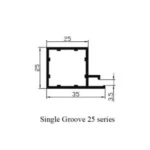 Single Grove 25 Series One Way MF12504
