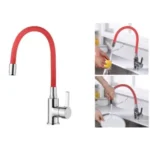 Single Lever Red Sink Mixer Tap with Swivel Spout A9890N