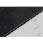 Solid Surface Midnight Black 76x367 cm 12mm