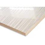 White Plus Silver Lines High Gloss MDF Board