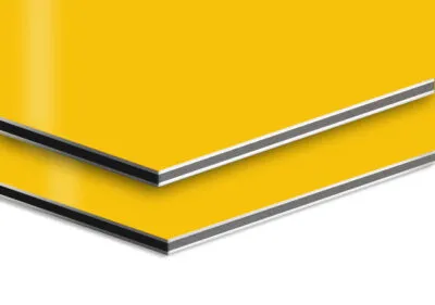 Yellow Aluminium Composite Panel - ACP Wall Cladding Sheet
