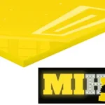 Yellow Cast Acrylic Sheet Light Pass